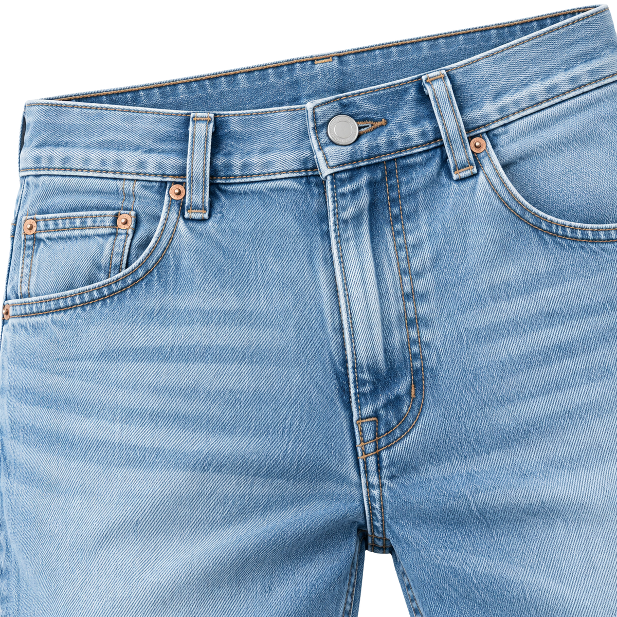 Premium Straight Fit Jeans – Light Blue