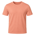 Premium Cotton Crew Neck T-Shirt – Salmon