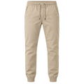 Premium Cotton Stretch Jogger Pants – Beige