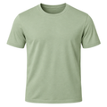 Premium Cotton Crew Neck T-Shirt – Light Green